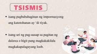 tsismis meaning